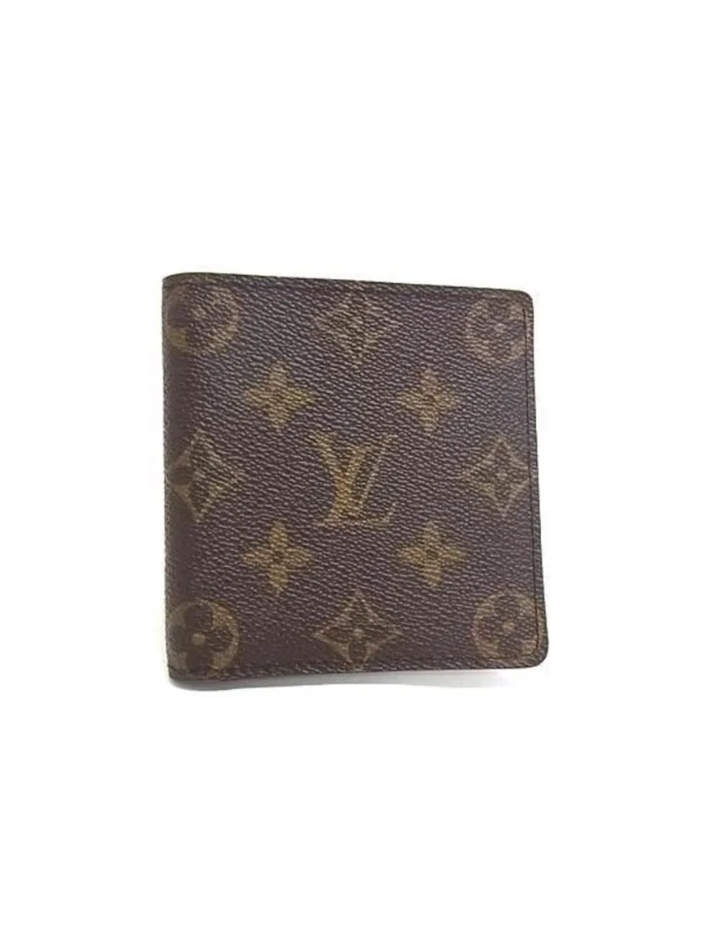 Louis Vuitton Bifold Wallet Monogram Porto Billets 6 Cult Cles Brown Leather